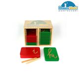  Giáo cụ Montessori - Khuôn luyện viết chữ tiếng Việt 