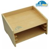 Giáo Cụ Montessori - Kệ ghép hình thực vật 3 tầng - Botany Puzzle Cabinet 