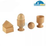  Giáo Cụ Montessori - Bộ lắp vật thể 3D - 3D Object Fitting Exercise 