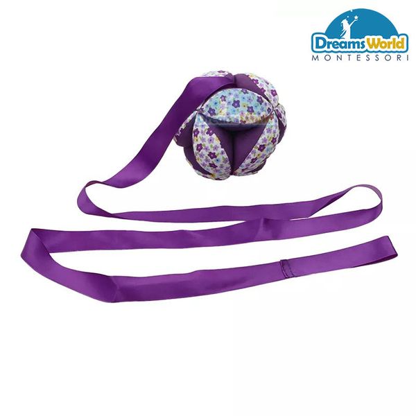  Giáo Cụ Montessori -Bóng múi nỉ - montessori ball 