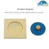  Giáo Cụ Montessori - Ghép hình tròn lớn - Circle Puzzle 