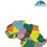  Giáo Cụ Montessori - Ghép bản đồ châu Phi - Puzzle Map of Africa 