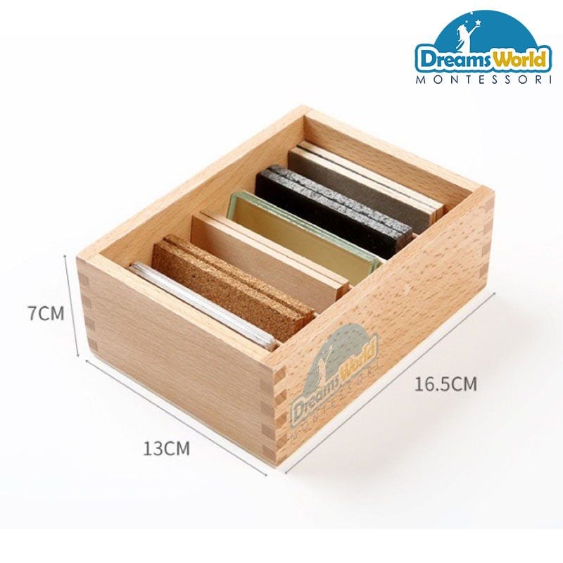  Hộp học cảm quan nhiệt độ Montessori - Thermic Tablets Montessori 