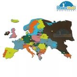  Giáo Cụ Montessori - Ghép bản đồ châu Âu - Puzzle Map of Europe 