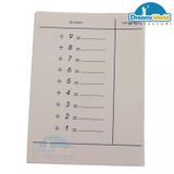  Giáo Cụ Montessori - Bảng chia bổ sung - Division Tables 