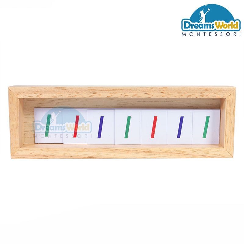  Giáo Cụ Montessori - Hệ thống phân cấp hình học của thẻ số - Geometric Hierarchy Of Number Cards 