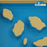  Giáo Cụ Montessori - Khay đựng mẫu đất và nước: bộ 2 - Land and Water Form Trays:Set 2 