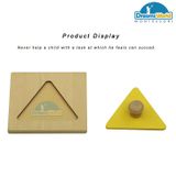  Giáo Cụ Montessori - Ghép tam giác - Triangle Puzzle 