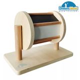  Giáo Cụ Montessori - Trống xoay cầu vồng - Spinning Drum montessori 