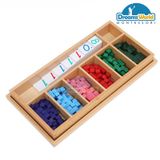  Giáo Cụ Montessori - Bộ phân số thập phân 2 - Decimal Fraction Material set（B） 