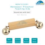  Giáo Cụ Montessori - Ống chuông nhỏ 2 đầu - Sound box with bell 