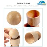  Giáo Cụ Montessori - Quả bóng gỗ và chiếc cốc - Wooden Ball with a cup 