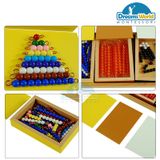  Giáo Cụ Montessori - Phép tính  nhân trò chơi con rắn - Multiplication Snake Game 