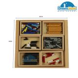  Giáo Cụ Montessori - Trò chơi con rắn cơ bản - Elementrary Negative Snake Game 