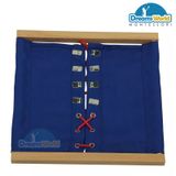  Giáo cụ Montessori - Khung kĩ năng dệt kim -  Knitted garment frame 