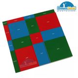  Giáo Cụ Montessori - Biểu đồ căn bậc hai - Square Root Charts 