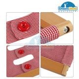  Giáo Cụ Montessori - Khung vải 3 nút cài cúc áo - Infant Toddler Dressing Frame: 3 Buttons 