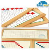 Giáo Cụ Montessori - Hộp học phép tính trừ có thẻ điều khiển và bảng - Subtraction Working Charts with frame 