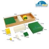  Giáo Cụ Montessori - Nhân 3 khối lập phương  - Power of 3 cube 