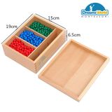  Giáo Cụ Montessori - Bảng 300 chốt cắm hình vuông  - Wooden Peg Board with Pegs 