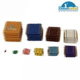  Giáo Cụ Montessori - Bộ hạt cườm của tủ toán - The Complete Bead set 