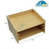  Giáo Cụ Montessori - Kệ ghép hình thực vật 3 tầng - Botany Puzzle Cabinet 