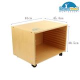  Giáo Cụ Montessori - Tủ bản đồ - Puzzle Map Cabinet 