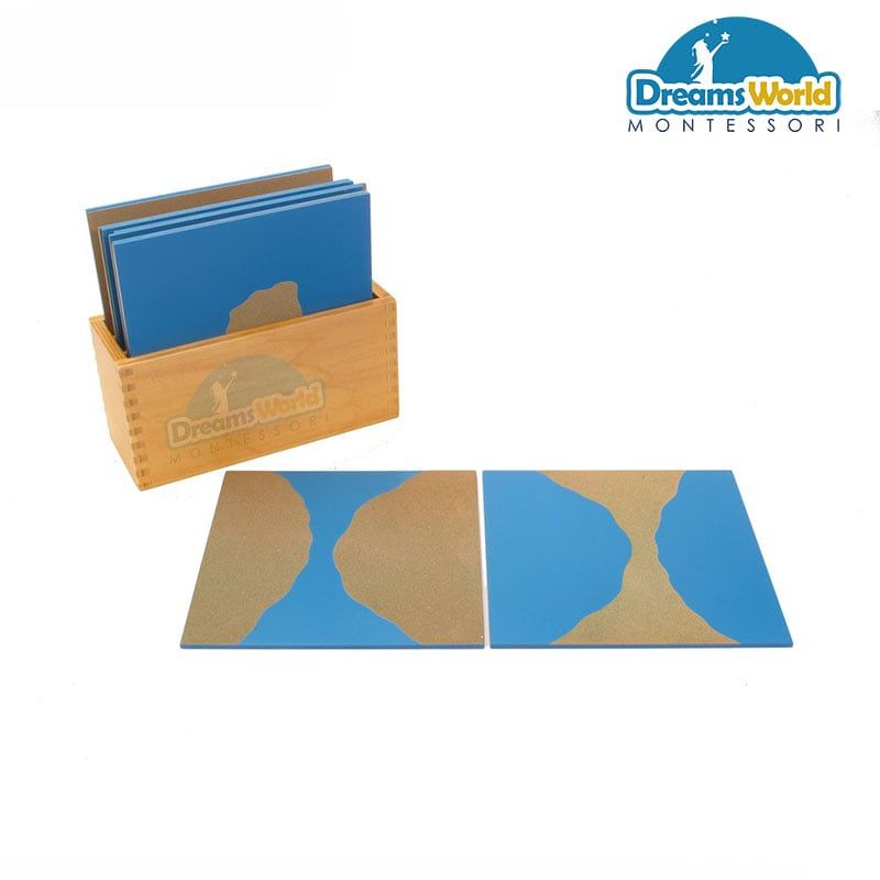  Giáo Cụ Montessori - Thẻ các mẫu đất - Land Form Cards 