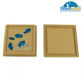  Giáo Cụ Montessori - Khay đựng mẫu đất và nước: bộ 2 - Land and Water Form Trays:Set 2 