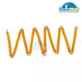  Giáo Cụ Montessori - Dây cườm màu chơi với bảng hàng chục có hộp  - Bead Bars for Teen Board with Box 
