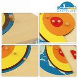  Giáo Cụ Montessori - Ghép hình lõi trái đất - Solar Core Puzzle 