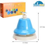  Giáo cụ Montessori - Chuông bấm 8 nốt Montessori - Facmogu 8 Diatonic Metal Notes 