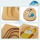  Giáo cụ Montessori - Vòng đời của con trai - Development of Man 