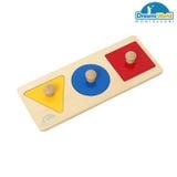  Giáo Cụ Montessori - Ghép các mẫu hình học cơ bản - Multiple Shape Puzzles 