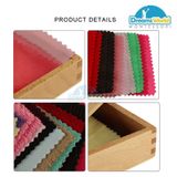  Giáo Cụ Montessori -  Phân biệt cấu trúc vải nhiều màu sắc 03 - Second Fabric Box-3 pairs 