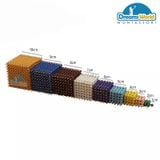  Giáo Cụ Montessori - Bộ hạt cườm của tủ toán - The Complete Bead set 