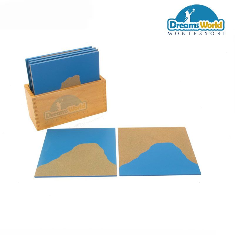  Giáo Cụ Montessori - Thẻ các mẫu đất - Land Form Cards 