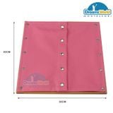  Giáo cụ Montessori - Khung vải có cúc bấm  - Snap Closure Dressing Frame 