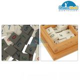  Giáo Cụ Montessori - Các số gạch dùng với bảng kiểm tra - Number Tiles 