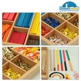 Giáo Cụ Montessori - Bộ que hình học - Geometry Sticks 