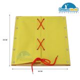  Giáo cụ Montessori - Khung dạy nhận biết xỏ, thắt dây - Lacing Dressing Frame 