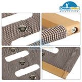  Giáo Cụ Montessori - Khung vải bấm cúc - Infant Toddler Dressing Frame: Snapping 