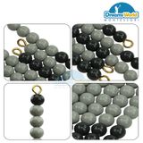  Giáo Cụ Montessori - Các dây cườm màu xám từ cườm 1 đến cườm 9  - Grey bead stairs 1-9 
