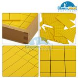 Giáo Cụ Montessori - Hình tam giác màu vàng - Yellow Triangle for Area 