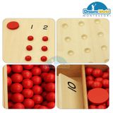  Bảng học phép tính nhân Montessori - Multiplication Bead Board 