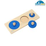  Giáo Cụ Montessori - Ghép các mẫu hình học cơ bản - Multiple Shape Puzzles 