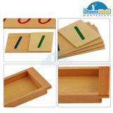  Giáo Cụ Montessori - Giới thiệu về ký hiệu thập phân  - Wood Introduction to Decimal Symbol 