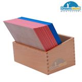  Giáo cụ Montessori - Bảng chữ cái viết hoa in nhám tiếng Anh - Capital Case Sandpaper Letters Print w/ Box 