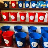  Giáo cụ Montessori - Xô âm viết thường - Sound bucket for lowercase letters 
