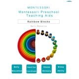  Giáo Cụ Montessori -  Người gỗ cầu vồng - 12pcs rainbow skittles 